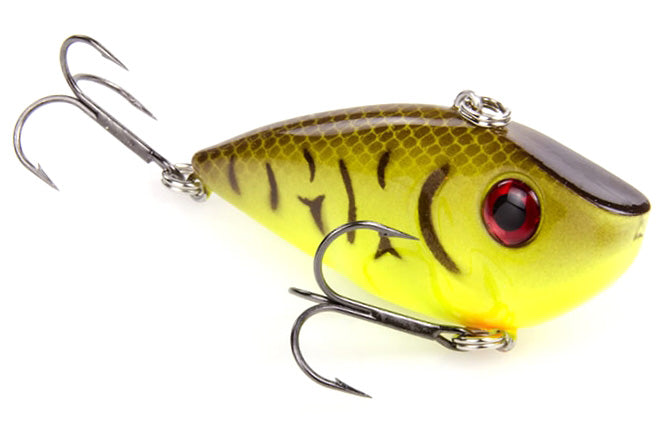bibbs red eyed warbler fishing lure Strike King Red Eye Shad 1/2oz Chartreuse Belly Craw