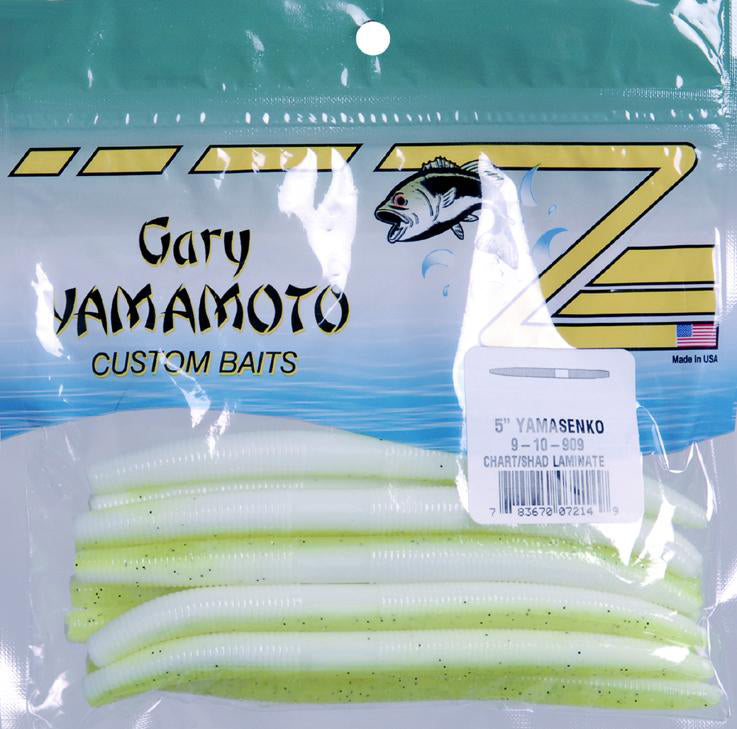 Yamamoto Senko 5 Chartreuse Shad
