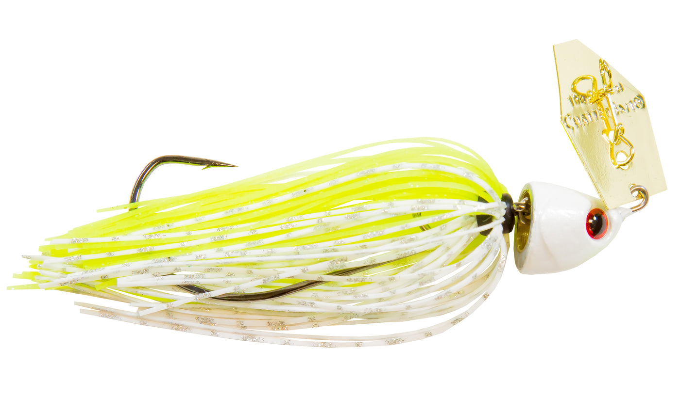 Z-Man Freedom Chatterbait 1/2 oz / Chartreuse / White